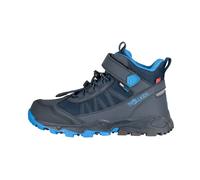 Wanderschuh TROLLKIDS "KIDS TRONFJELL HIKER MID", Kinder, Gr. 33, blau (navy, medium blau), Synthetik, Textil, mehrfarbig, Schuhe Wanderschuh, wasserdicht (15854905-33) navy, medium blau