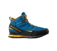Boulder X Mid GTX, Approach Mid Cut Shoes, Unisex - La Sportiva B00Y00-Blue/Yellow 5 2/3 UK / 39