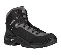 Lowa - Winter-Wanderschuhe - Renegade Warm Gtx Mid Black / Grey für Herren aus Leder - Größe 8 UK - schwarz schwarz 8 UK