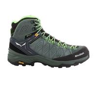 Salewa Wanderschuhe MS Alp Trainer 2 Mid GTX (Alpine, wasserdicht) grün Herren, Größe Euro (US) 42 (9)