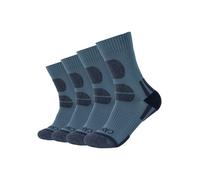 Wandersocken CAMANO "Function", Damen, Gr. 39-42, blau (denim), Materialmix, mehrfarbig, normal, Socken, mit Fußgewölbe-Stütze (36618634-39) denim