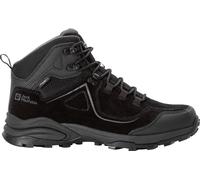 Wanderschuh JACK WOLFSKIN "SUNSET HIKE TEXAPORE MID", Gr. 44, schwarz, Leder, Textil, sportlich, Schuhe, wasserdicht (82272043-44) schwarz