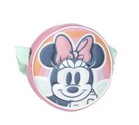 Wandertasche Minnie Disney Zubehör Kinder Umhängetasche Runde Form, Rosa, 13 cm