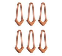 WANDRD Worryless™ Reißverschlussschieber - sichern Sie Ihre Reiseutensilien - Reißverschlussschlösser für Reiseausrüstung (Sedona-Orange)