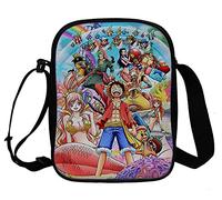 WANHONGYUE Anime One Piece Monkey D Luffy Umhängetasche Schultertasche Herren Damen Shoulder Messenger Bags Small Handtasche Sport Reise Tasche 1032/17