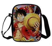 WANHONGYUE Anime One Piece Monkey D Luffy Umhängetasche Schultertasche Herren Damen Shoulder Messenger Bags Small Handtasche Sport Reise Tasche 1032/8