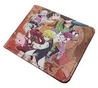 WANHONGYUE Anime The Seven Deadly Sins Nanatsu No Taizai Brieftasche Geldbörse Herren Kunstleder Geldbeutel Wallet Bifold Münzfach Karten Geldtasche 1013/3