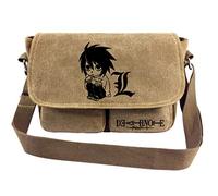 WANHONGYUE Death Note Anime Kleine Umhängetaschen Leinwand Kuriertasche Mini Schultertasche Messenger Bag Geldbörse 1