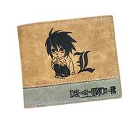 WANHONGYUE Death Note Anime Kunstleder Geldbörse Kurze Brieftasche Bifold Kartenhüllen Herrenbörse / 2