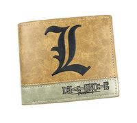 WANHONGYUE Death Note Anime Kunstleder Geldbörse Kurze Brieftasche Bifold Kartenhüllen Herrenbörse / 1