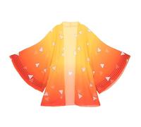 WANHONGYUE Demon Slayer Agatsuma Zenitsu Bikini Cover Up Damen Strand Umhang Transluzent Sommer Cardigan Kimetsu no Yaiba Anime Cosplay Kostüm, Einheitsgröße