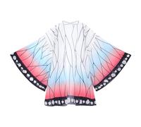 WANHONGYUE Demon Slayer Kochou Shinobu Bikini Cover Up Damen Strand Umhang Transluzent Sommer Cardigan Kimetsu no Yaiba Anime Cosplay Kostüm, Einheitsgröße