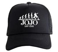 WANHONGYUE JoJo’s Bizarre Adventure Anime Baseball Cap für Damen Herren Verstellbar Baseballkappe Trucker Mesh Cap Snapback Sonnenhut Mütze 1046/3
