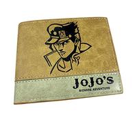 WANHONGYUE JoJo's Bizarre Adventure Anime Kunstleder Geldbörse Kurze Brieftasche Bifold Kartenhüllen Herrenbörse / 9