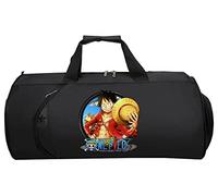 WANHONGYUE One Piece Monkey D Luffy Duffel Bag Gym Tasche für Herren Damen Sport Reisetasche Unisex Umhängetasche Handgepäck Schwarz/1