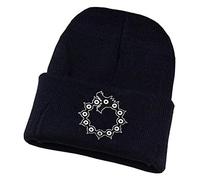 WANHONGYUE The Seven Deadly Sins Nanatsu No Taizai Anime Beanie Strickmütze für Damen und Herren Unisex Weiche Cuffed Plain Hat Warme Winter Mütze Skullcap Schwarz/7