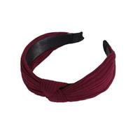 WANYI 1 Stück Einfarbig Stirnband mit Knoten Haarreif Haarreifen Damen Kopfband Haarband Mode Haarschmuck für Frauen Mädchen