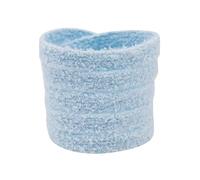 WANYI 2 Paar 1.5CM Breite Schnürsenkel Flache Plüschschnürung Pelzige Flauschige Laces Schuhbänder Ersatz Zubehör für Sneaker, Sportschuhe, Laufschuhe, Turnschuhe (Hellblau)