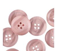 WANYI 30 Stück Harz Knöpfe zum Basteln Rund Buttons Kinderknöpfe Bastelknöpfe 4 Löcher 3 Größen 15/17.5/25mm Bunte Knöpfe für Strickjacke Mantel Kleid Kleidung