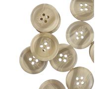 WANYI 60 Stück Harz Knöpfe zum Basteln Rund Buttons Kinderknöpfe Bastelknöpfe 4 Löcher 3 Größen 15/17.5/25mm Bunte Knöpfe für Strickjacke Mantel Kleid Kleidung