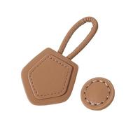 WANYI Leder Knebelverschluss Knebelknöpfe 4 Stück Lederknöpfe DIY Nähen Basteln Zubehör Kunstleder Knöpfe für Strickjacke, Pullover, Windbreaker(Hellcurry)