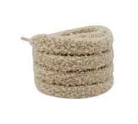 WANYI Plüschschnürung 2 Paar 1.5CM Breite Schnürsenkel aus Baumwolle Plüsch Laces Universal Pelzige Flauschige Schuhbänder für Sneaker, Sportschuhe, Laufschuhe, Turnschuhe (Aprikose 2)