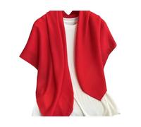 WANYI Schal Damen Halstuch aus Baumwolle und Leinen Stola für Abendkleid Einfarbig Weich Schultertuch Modisch Winterschal Herbstschal 90x90cm