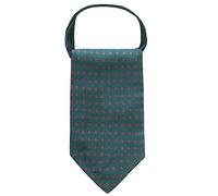 WANYING Herren Krawattenschal Ascotkrawatte Ascot Cravat Schal Cravat Ties Halstuch Classic Retro Schick für Gentleman - Blümchen Muster Dunkelgrün