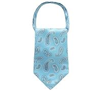 WANYING Herren Krawattenschal Ascotkrawatte Schal Cravat Ties Halstuch Classic Retro Schick für Gentleman - Paisley Muster Hellblau