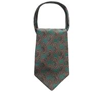 WANYING Herren Krawattenschal Ascotkrawatte Schal Cravat Ties Halstuch Classic Retro Schick für Gentleman - Paisley Muster Dunkelgrün