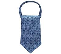 WANYING Herren Krawattenschal Ascotkrawatte Schal Cravat Ties Halstuch Classic Retro Schick für Gentleman - Dekoratives Muster Blau