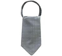 WANYING Herren Krawattenschal Ascotkrawatte Schal Cravat Ties Halstuch Classic Retro Schick für Gentleman - Quadratisches Muster