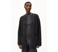 WARDAA STRICKJACKE | Bio-Woll-Mix - grau (L)