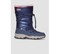 s.Oliver Mädchen Winterstiefel ohne Absatz Gefüttert Wasserabweisend, Blau (Navy Comb.), 33 EU