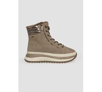 s.Oliver Damen Sneaker hoch mit Fütterung Plateau Wasserabweisend, Braun (Taupe), 38 EU