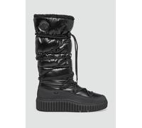 Warm gefütterte Stiefel in schimmernder Optik 40 schwarz 6009675.001.40