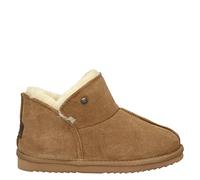 Warmbat Hausschuhe Pantoffel Willow Suede mit Merino Schaffell cognacbraun Damen, Größe Euro (US) 38 (6,5)