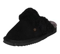 Pantoffel Warmbat Flurry Suede Black Damen-Schuhgröße 37