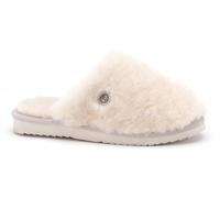 Warmbat Hausschuhe Pantoffel Mungo Fur mit Merino Schaffell blush beige Damen, Größe Euro (US) 39 (7,5)