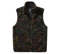 warme Brandit Herren Teddyfleece Weste Woodland S