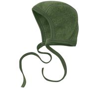 Warme Fleece Babymütze schilf-grün 50/56