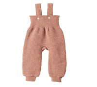 disana - Kid's Strick-Trägerhose - Overall, Gr. 50-56, beige/braun (Rose)