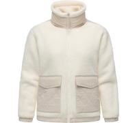 Warme Plüschjacke mit hohem Stehkragen "Arctika II" Ivory M