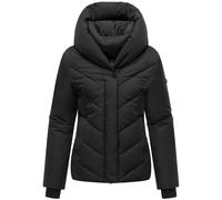 Winterjacke MARIKOO "Nadiraa", Damen, Gr. XL, schwarz, Obermaterial: 100% Polyester; Futter: 100% Polyester; Wattierung: 100% Polyester; Ärmelfutter: 100% Polyester, Jacken, 2-in-1 Funktion Herausnehm