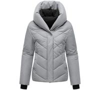 Warme Steppjacke mit abnehmbarem Kragen-Einsatz "Nadiraa 16" Grey M