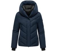 Warme Steppjacke mit abnehmbarem Kragen-Einsatz "Nadiraa 16" Navy L