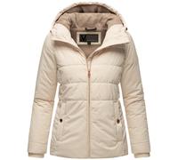 Warme Steppjacke mit Kapuze "Alemee 16" Cream XXL