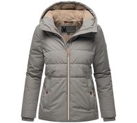 Warme Steppjacke mit Kapuze "Alemee 16" Grey XS
