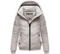 Warme Steppjacke mit Kapuze "Nayanaa XVI" Light Grey XS