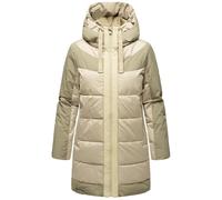 Warme Steppjacke mit Kapuze "Samtkätzchen" Pebble Grey S